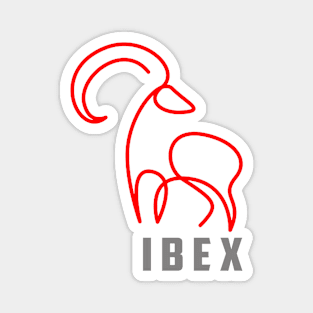 RED LINE IBEX Magnet