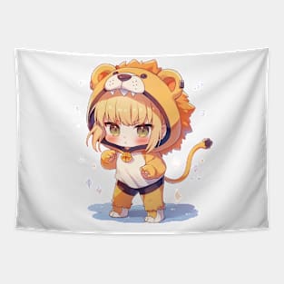 chibi saber lion Tapestry