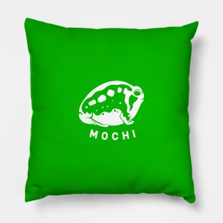 Common rain frog, mochi cake, Minimal art for amphibian fans Pillow