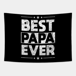 Fathers Day Best Papa Ever Tapestry