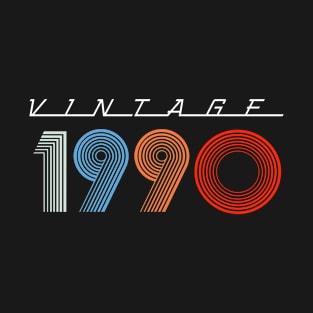 Vintage 1990 Retro Design birthday gift idea T-Shirt