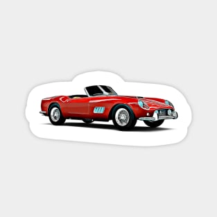 250 GT California Cartoon Magnet