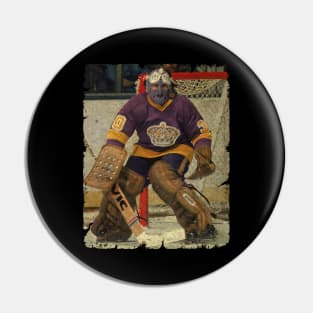 Rogie Vachon - Los Angeles Kings (2.86 GAA) Pin