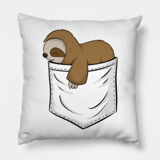 Cute Sleeping Kawaii Baby Sloth In Your Pocket Pillow