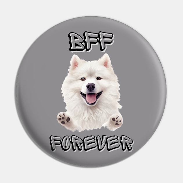 Samoyed, BFF Forever, the most adorable best friend gift to a Samoyed Lover! Pin by HSH-Designing