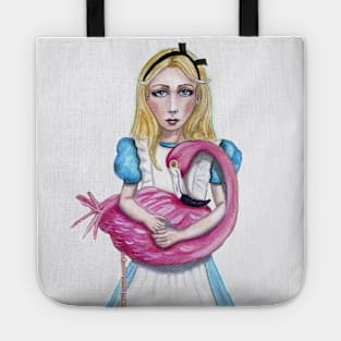 Flamingo Croquet Tote