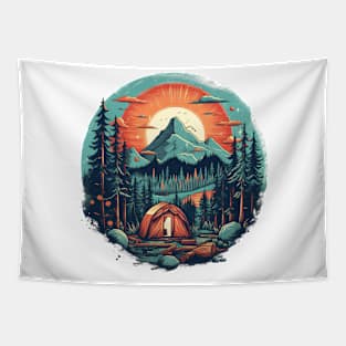 Camping Scene #2 Tapestry