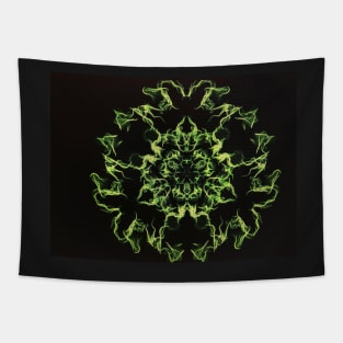 Green Flame Tapestry