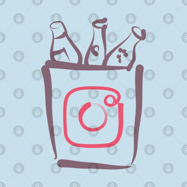 Bucket Beer and instagram by Senthilkumar Velusamy