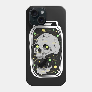 Skull in a Jar Phone Case