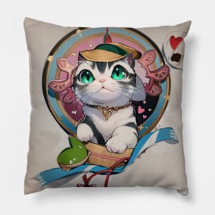 Sushi Cat Tempurrrra Pillow