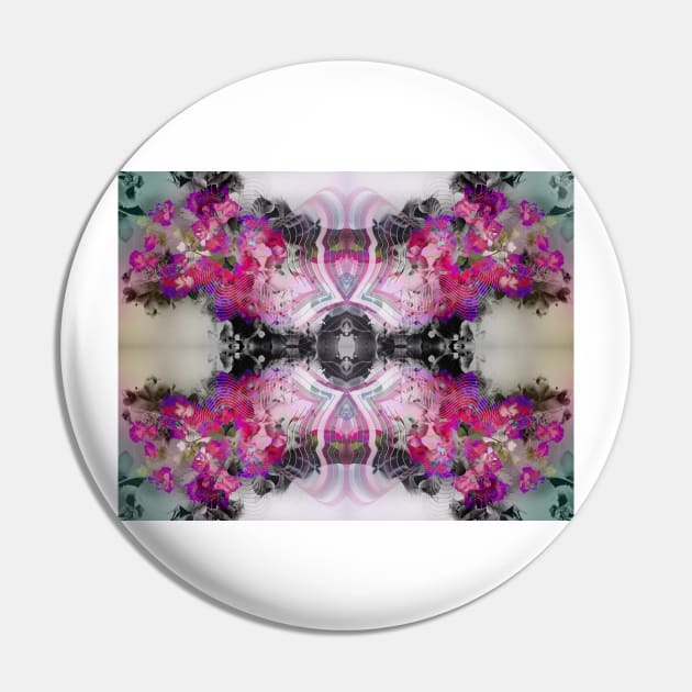 Abstract Floral Pattern Pin by infloence