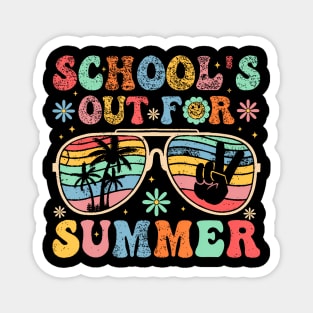 School's Out For Summer Magnet