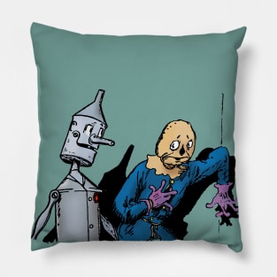 Scarecrow and Tin Man Pillow