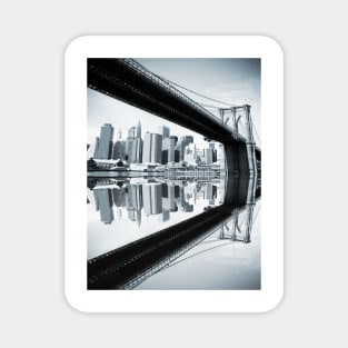 Brooklyn Bridge (reflection) Magnet