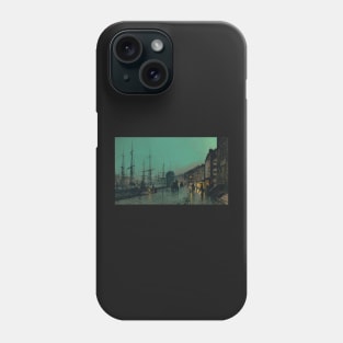 Shipping on the Clyde - John Atkinson Grimshaw Phone Case