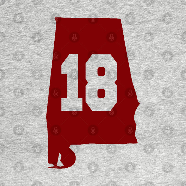 Discover ALABAMA 18 - Alabama - T-Shirt