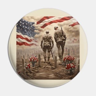 Memorial day Pin