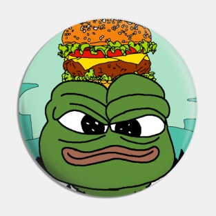 The Burger Lord, King of Sandwiches Pin