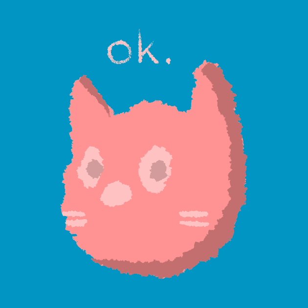 "ok." Cat by FadedFigments