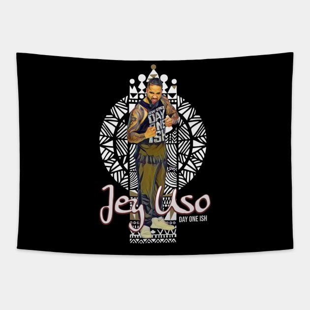 jey uso Tapestry by adunntoval