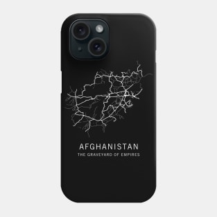 Afghanistan Road Map Phone Case