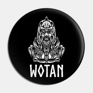 Medieval German Mythology - Pagan God Wotan - Germanic Pin