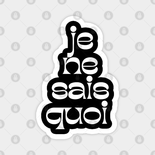 Je Ne Sais Quoi I (Bougie) Magnet by SevenBearsDesigns