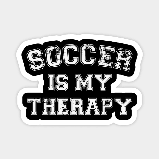 Soccer Is My Therapy Magnet by RW