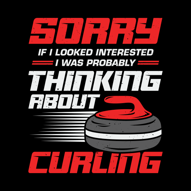 Funny Curling Player Sport Curler Gift by Dolde08