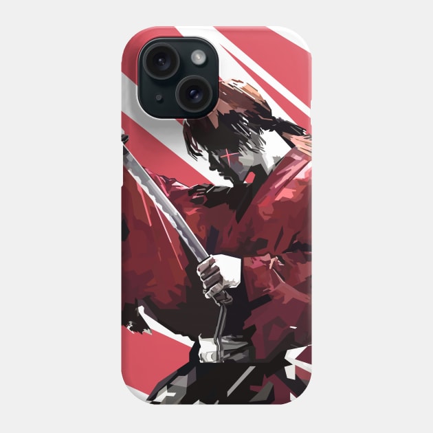 Rurouni Kenshin In Vector Art Stlye Phone Case by Hanafi