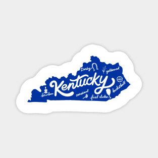 Kentucky Famous Things Magnet