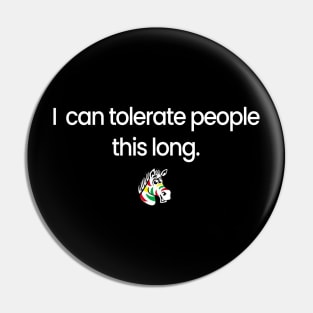 People Tolerance Pin