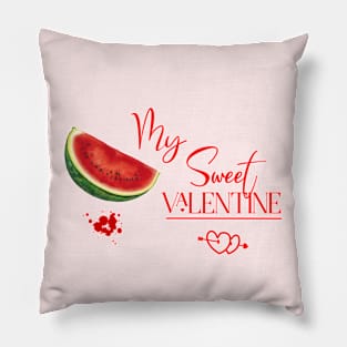 Sweet Valentine with Watermelon Pillow