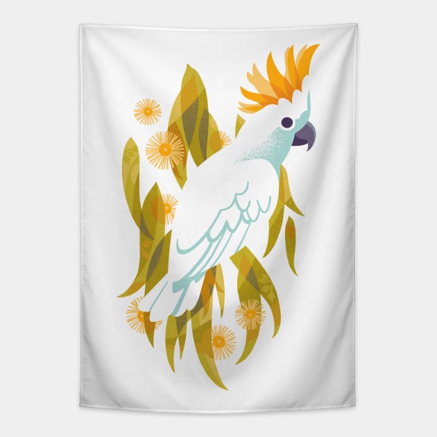 Sulphur Crested Cockatoo Tapestry by Waynem