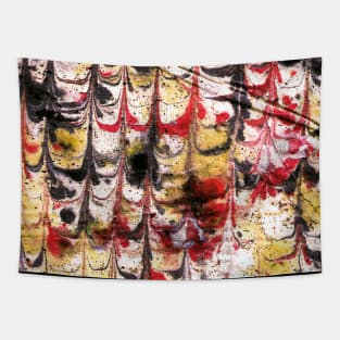 Abstract marble texture multicolor design Tapestry