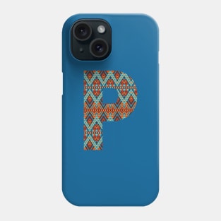 Letter P- boho design Phone Case