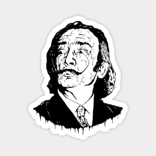Salvador Dali Portrait Art Magnet