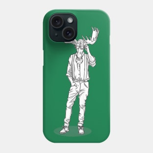 The Far-Sighted Moose Phone Case