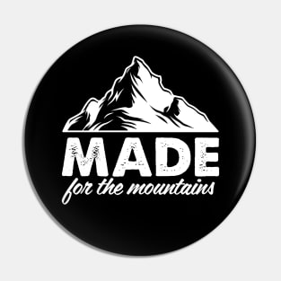 Mountains and adventure Pin