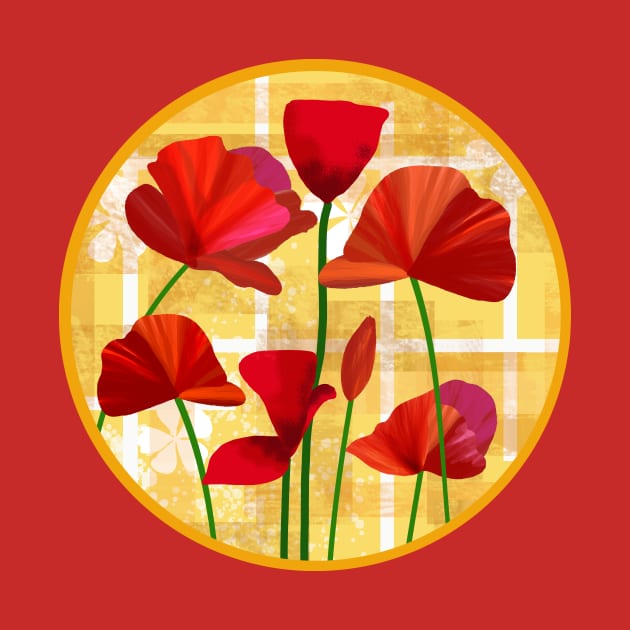 Red Poppies by Scratch