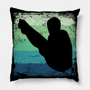 Synchronized Water Diver High Diver Pillow