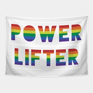 Gay Pride Powerlifting Tapestry