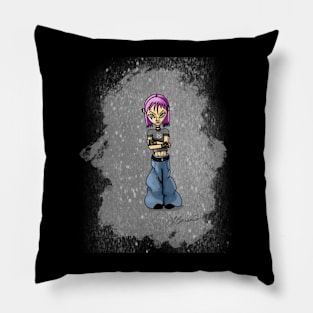 Emo teen Pillow