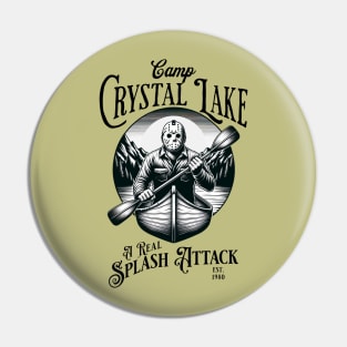 Camp Crystal Lake - A Real Splash Attack [EST 1980] Pin