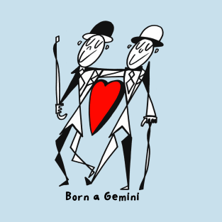 Born a Gemini by Pollux T-Shirt