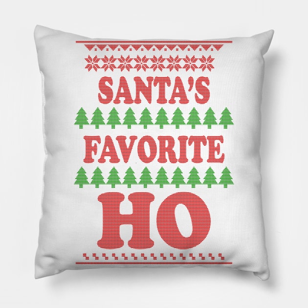 Santas favorite Ho Pillow by Carlo Betanzos