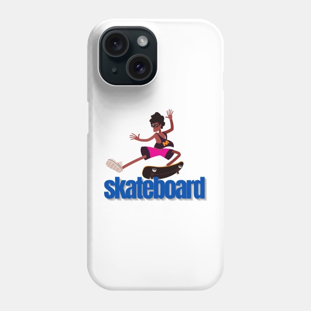 Skate Board Phone Case by Paul Andrew