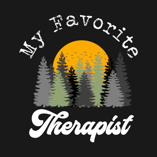 Outdoors Nature Lover Therapist Camping Walking Biking Hiking Gift by HuntTreasures