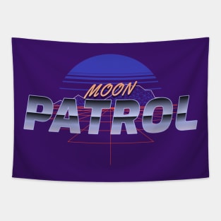 Moon patrol tshirt Tapestry